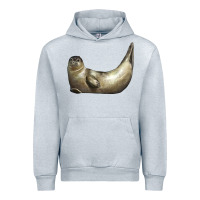Heather Grey sea seal Urban Hoodie - LillyAllenDesigns