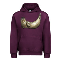 Mauve Wine sea seal Urban Hoodie - LillyAllenDesigns