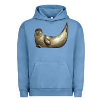 Pigment Pebble Blue sea seal Urban Hoodie - LillyAllenDesigns