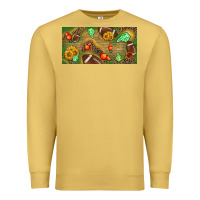 Antique Gold western sunflower and american football license  plate Premium Sweatshirt - BundleAndBundleShop