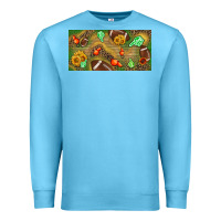 Ocean Blue western sunflower and american football license  plate Premium Sweatshirt - BundleAndBundleShop