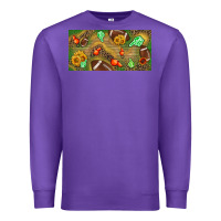 Purple western sunflower and american football license  plate Premium Sweatshirt - BundleAndBundleShop