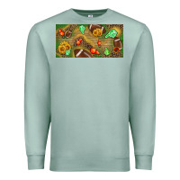 Seafoam western sunflower and american football license  plate Premium Sweatshirt - BundleAndBundleShop