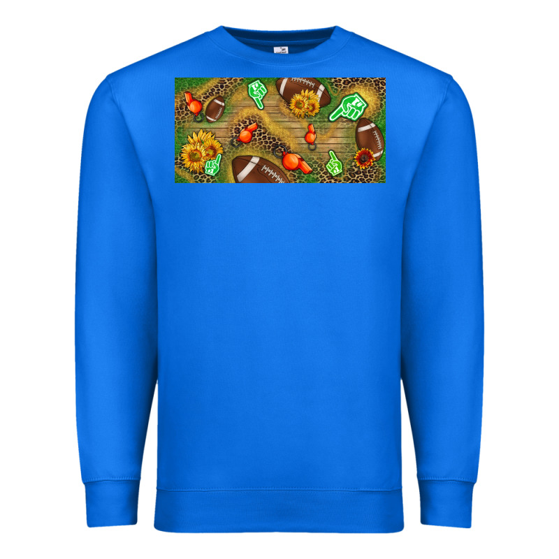 Western Sunflower And American Football License  Plate Premium Sweatshirt by BundleAndBundleShop | Teevron