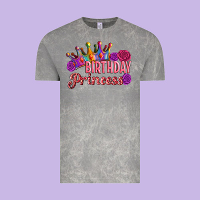 Birthday Princess Vintage Tee Designed By Artiststas