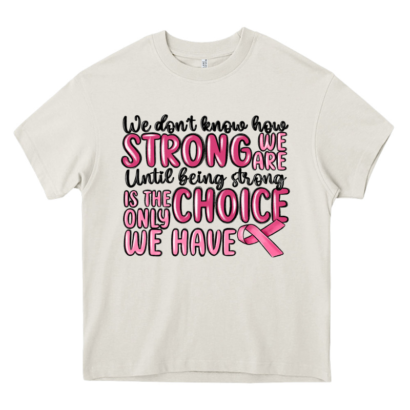 Breast Cancer Malia Heavy Core Tee by MaliasSmallBusiness | Teevron