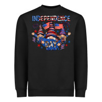 Black Independence Day with gnomies Heavyweight Sweatshirt - HowdyJamesFarm