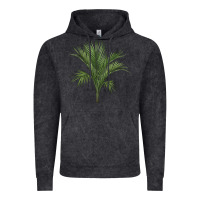 Vintage Black Botanical Majesty Palm Illustrations Vintage Hoodie - LillyAllenDesigns