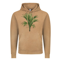Vintage Camel Botanical Majesty Palm Illustrations Vintage Hoodie - LillyAllenDesigns