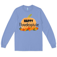 Colony Blue Happy Thanksgiving Long Sleeve Tee - Bettercallsaul