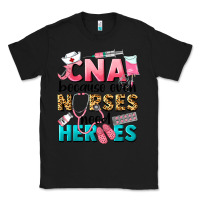 Black Western CNA Because Nurses Need Heroes Classic Tee - LillyAllenDesigns