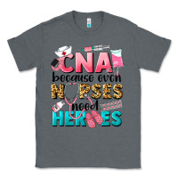 Charcoal Heather Western CNA Because Nurses Need Heroes Classic Tee - LillyAllenDesigns