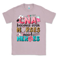 Lilac Western CNA Because Nurses Need Heroes Classic Tee - LillyAllenDesigns