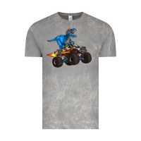 Cloud Rock monster truck and  t rex dinosaur Vintage Tee - Artiststas