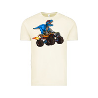 Vintage Arctic monster truck and  t rex dinosaur Vintage Tee - Artiststas