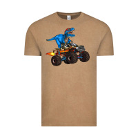 Monster Truck And  T Rex Dinosaur Vintage Tee | Teevron