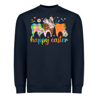 Navy Happy Easter Dental Easter Day Heavyweight Sweatshirt - HowdyJamesFarm