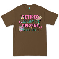 Cacao retired library kid present bookish girlie Premium Tee - MaliasSmallBusiness