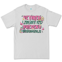 Dove Grey retired library kid present bookish girlie Premium Tee - MaliasSmallBusiness