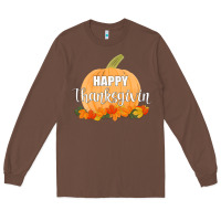 Chestnut Happy Thanksgiving Long Sleeve Tee - Bettercallsaul