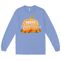Colony Blue Happy Thanksgiving Long Sleeve Tee - Bettercallsaul