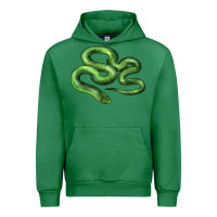 Emerald boomslang snake Urban Hoodie - LillyAllenDesigns