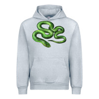 Heather Grey boomslang snake Urban Hoodie - LillyAllenDesigns