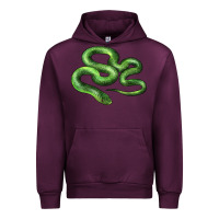 Mauve Wine boomslang snake Urban Hoodie - LillyAllenDesigns