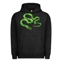 Pigment Black boomslang snake Urban Hoodie - LillyAllenDesigns