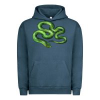 Pigment Midnight Navy boomslang snake Urban Hoodie - LillyAllenDesigns