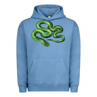 Pigment Pebble Blue boomslang snake Urban Hoodie - LillyAllenDesigns