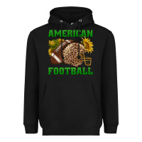 Black american football Heavyweight Hoodie - BundleAndBundleShop