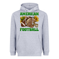 Heather Grey american football Heavyweight Hoodie - BundleAndBundleShop