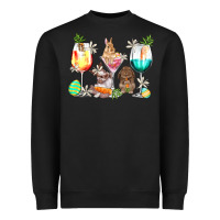 Black Easter wine glasses Easter Day Heavyweight Sweatshirt - HowdyJamesFarm