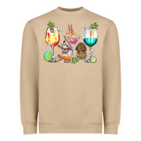 Mushroom Easter wine glasses Easter Day Heavyweight Sweatshirt - HowdyJamesFarm
