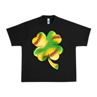 Black st. patrick's day clover softball Urban Heavy Tee - Artiststas