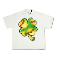 Pistachio st. patrick's day clover softball Urban Heavy Tee - Artiststas