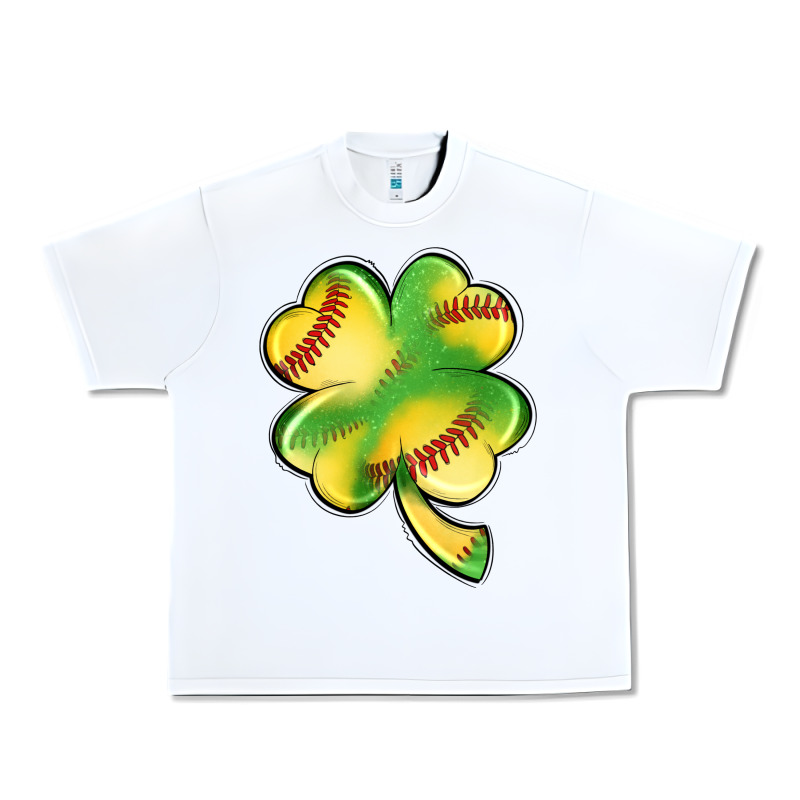 St. Patrick's Day Clover Softball Urban Heavy Tee by Artiststas | Teevron