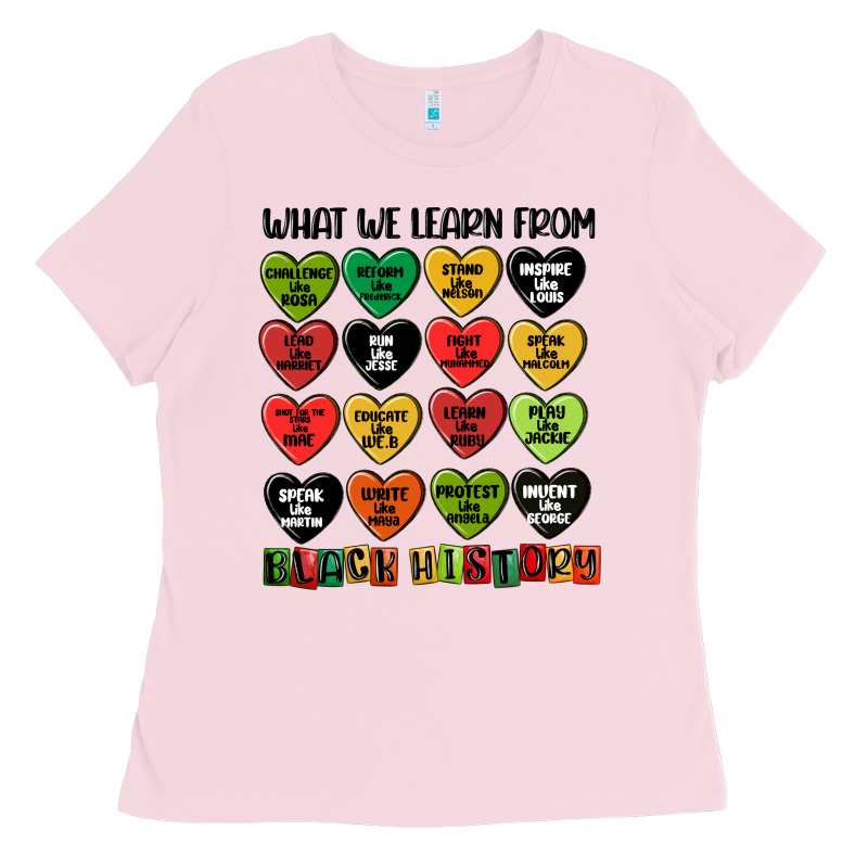 What We Learn From Black History Ladies Tee by MaliasSmallBusiness | Teevron