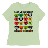 Matcha what we learn from black history Ladies Tee - MaliasSmallBusiness