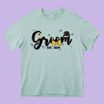 Groom Heavy Core Tee Designed By Maliassmallbusiness