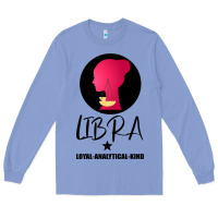 Colony Blue Libra Zodiac Sign Horoscope Birth Gift Girl Long Sleeve Tee - Bettercallsaul