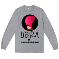 Heather Grey Libra Zodiac Sign Horoscope Birth Gift Girl Long Sleeve Tee - Bettercallsaul