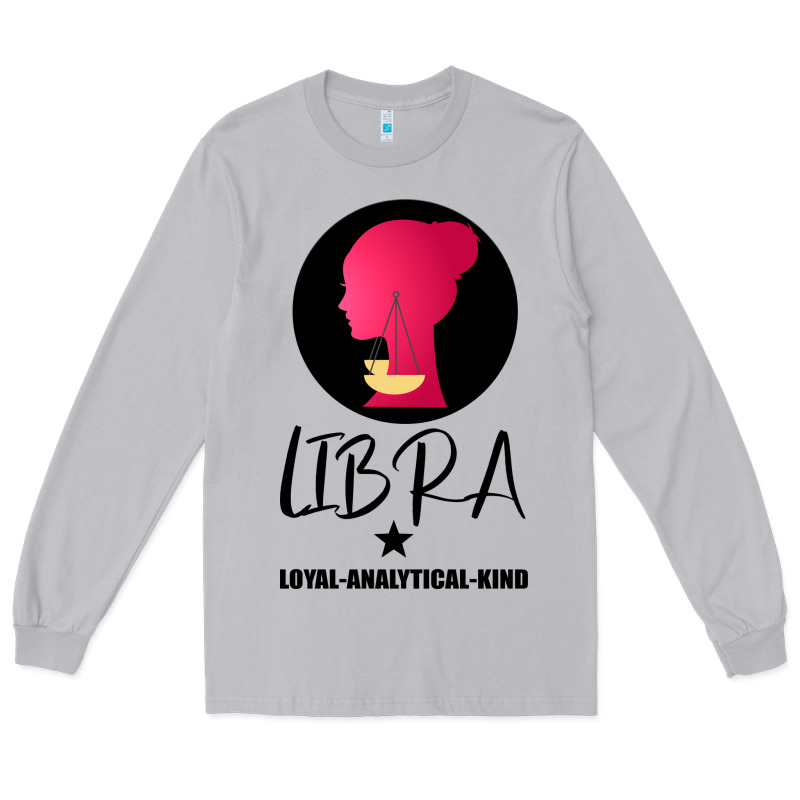 Libra Zodiac Sign Horoscope Birth Gift Girl Long Sleeve Tee by Bettercallsaul | Teevron