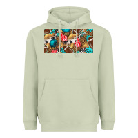 Matcha american  football with turquoise license plate Heavyweight Hoodie - BundleAndBundleShop