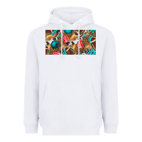 White american  football with turquoise license plate Heavyweight Hoodie - BundleAndBundleShop