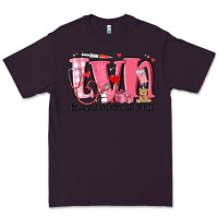Plum lvn licensed vocational nurse valentine's day Premium Tee - MaliasSmallBusiness