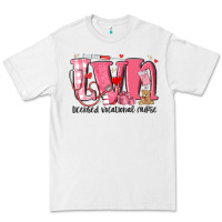 White lvn licensed vocational nurse valentine's day Premium Tee - MaliasSmallBusiness