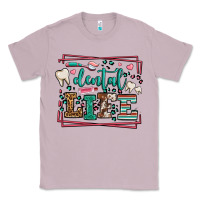 Lilac Dental life leopard frame Classic Tee - LillyAllenDesigns
