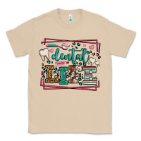 Mushroom Dental life leopard frame Classic Tee - LillyAllenDesigns